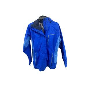 Columbia Interchange Two-Tone Blue Winter Jacket Women's Size Small